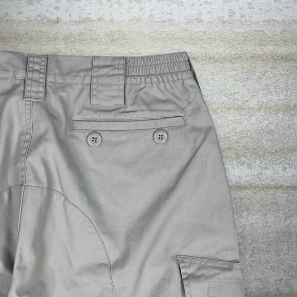 Vintage 90s LAPG Double Knees Tactical Pants 34x32 Baggy Fit Light Tan Cargos - Picture 3 of 4
